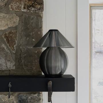 Opal 13" Modern Contemporary Plant-Based PLA 3D Printed Dimmable LED Table Lamp - JONATHAN Y